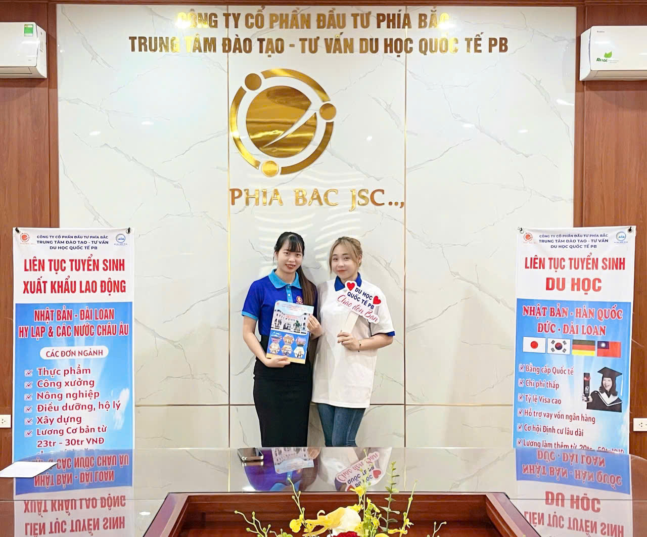 Chào đón các em học viên 2k7 du học Đài Loan nhập học